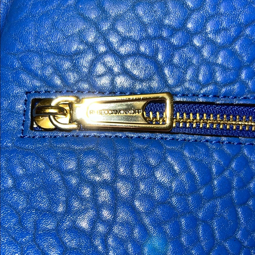 Rebecca Minkoff Julian mini Royal Blue Leather Backpack - Picture 4 of 16